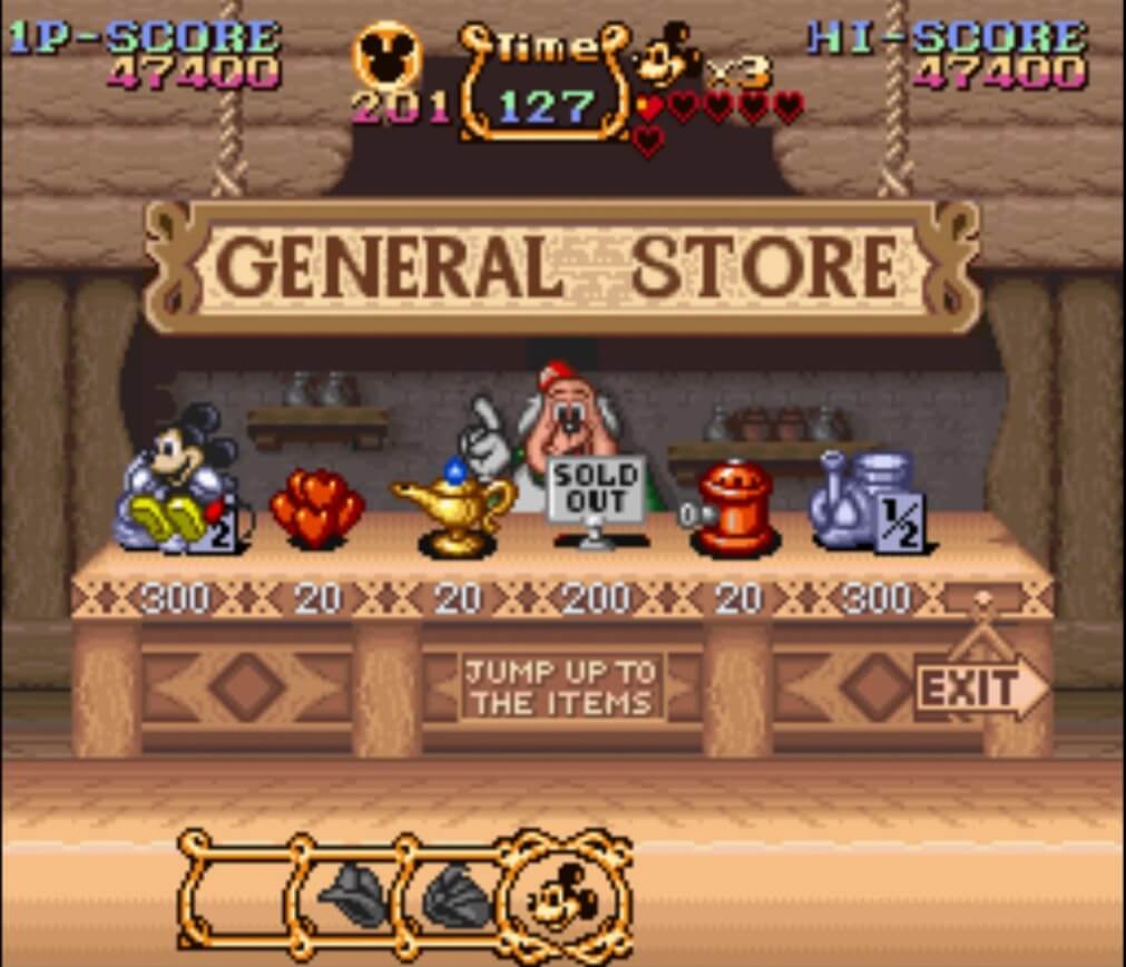 Magical Quest Starring Mickey Mouse, The - геймплей игры Super Nintendo\Famicom